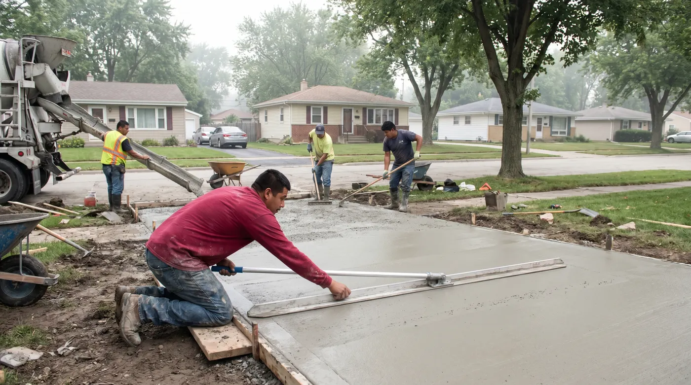 Concrete Contractor in Addison, IL — B.G. Concrete Inc.