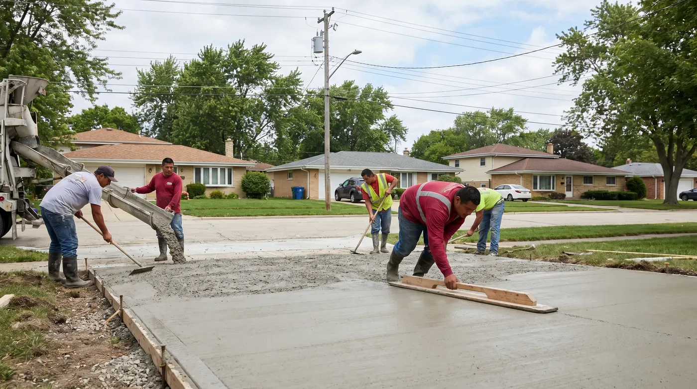 Concrete Contractor in Bensenville, IL — B.G. Concrete Inc.