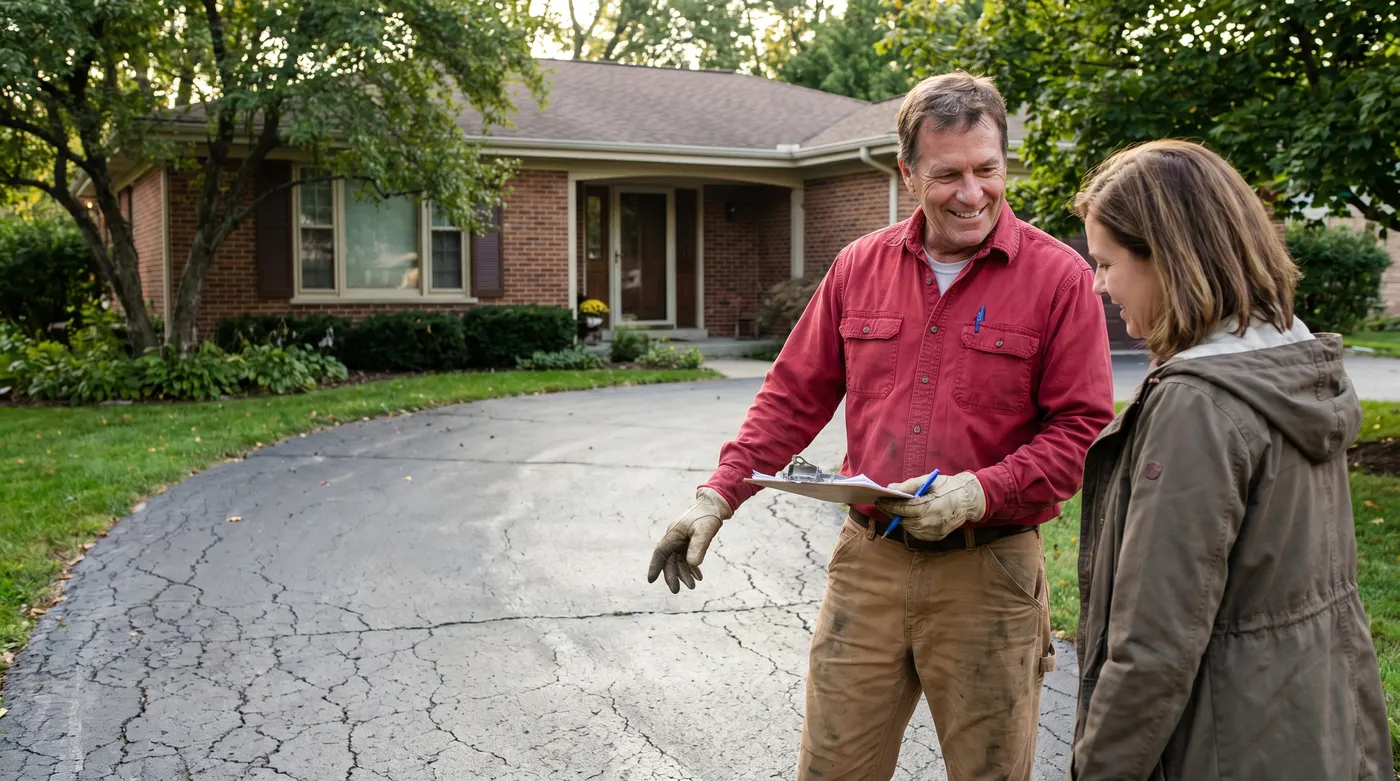 Concrete Driveway Cost in 2026: Chicago-Area Price Guide Per Square Foot — B.G. Concrete Inc.