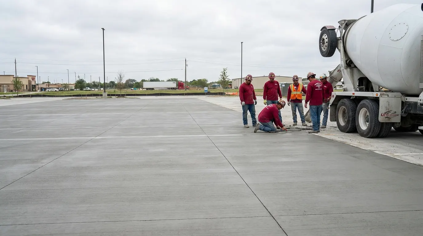 Commercial parking lot — B.G. Concrete Inc., Chicagoland