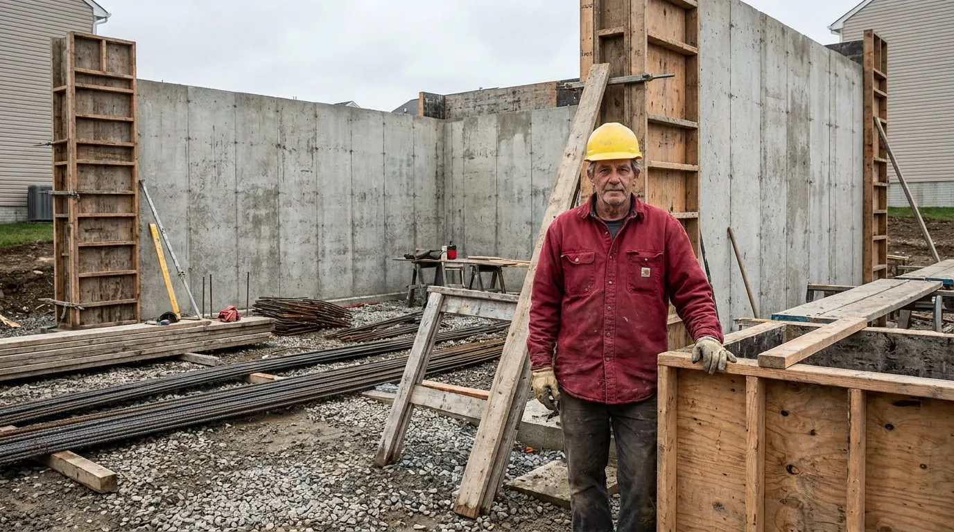 Poured Concrete Foundation Walls in the NW Chicago Suburbs — B.G. Concrete Inc.