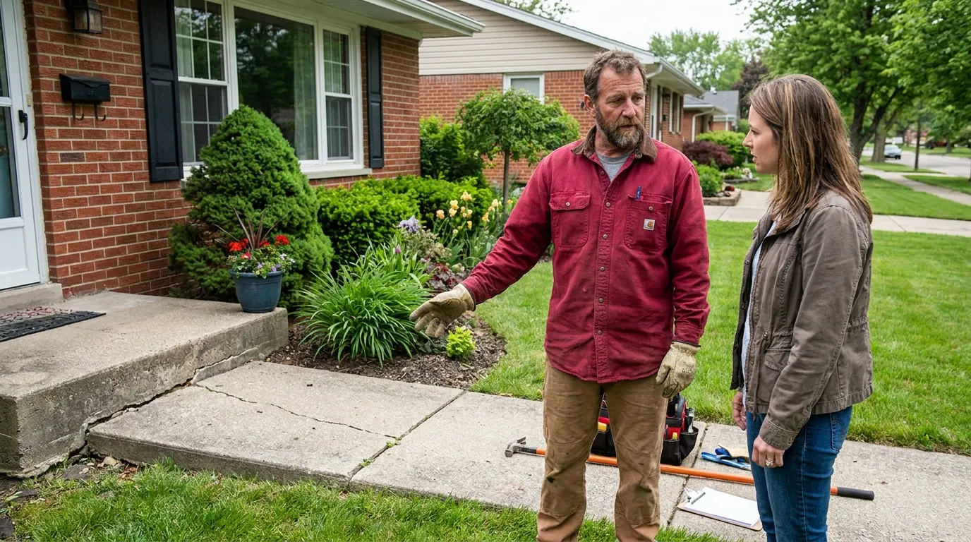 Sidewalk, Stoop, and Concrete Leveling FAQ — B.G. Concrete Inc.